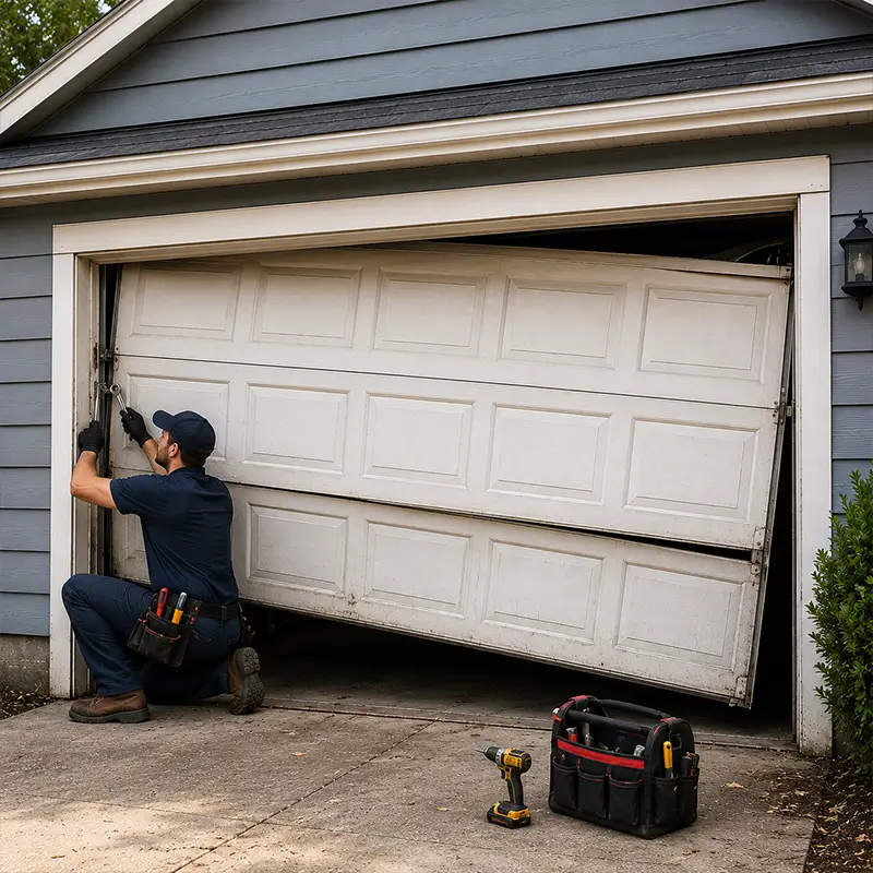 Impact and panel damage emergency repair in Tomball Texas