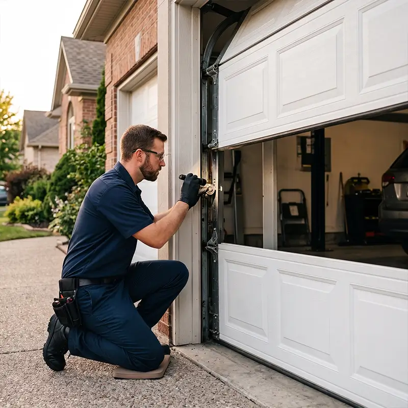 Garage door preventive maintenance and inspection in Tomball Texas