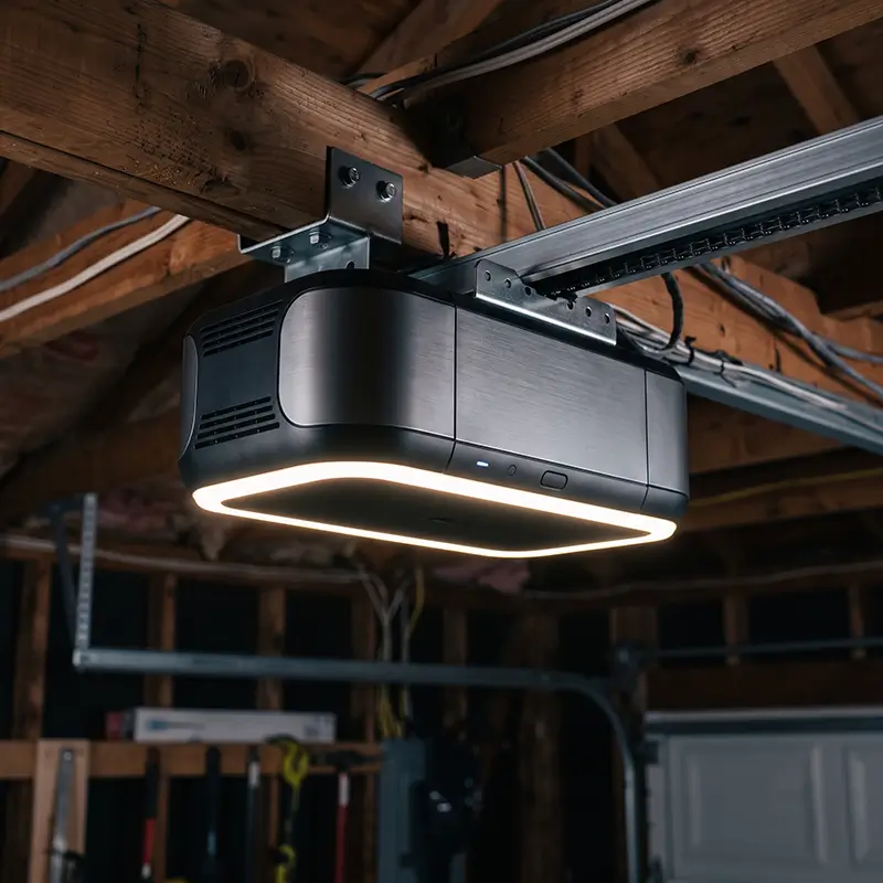 Garage door opener motor and safety system repair in Tomball Texas