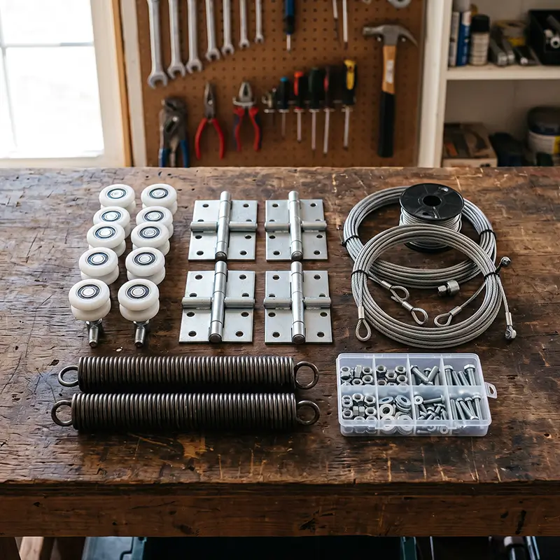 Garage door replacement parts and hardware service in Tomball Texas