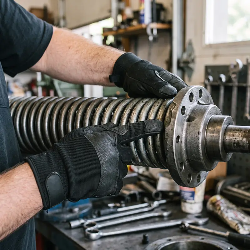 Garage door torsion spring repair and replacement in Tomball Texas